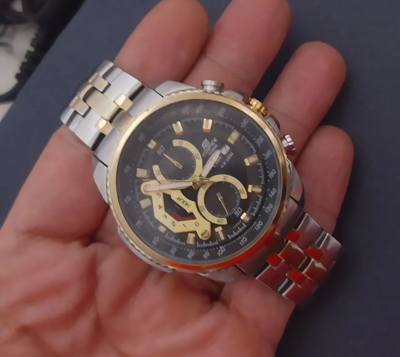 Relógio CASIO edfice todo original RELIQUIA conografo 