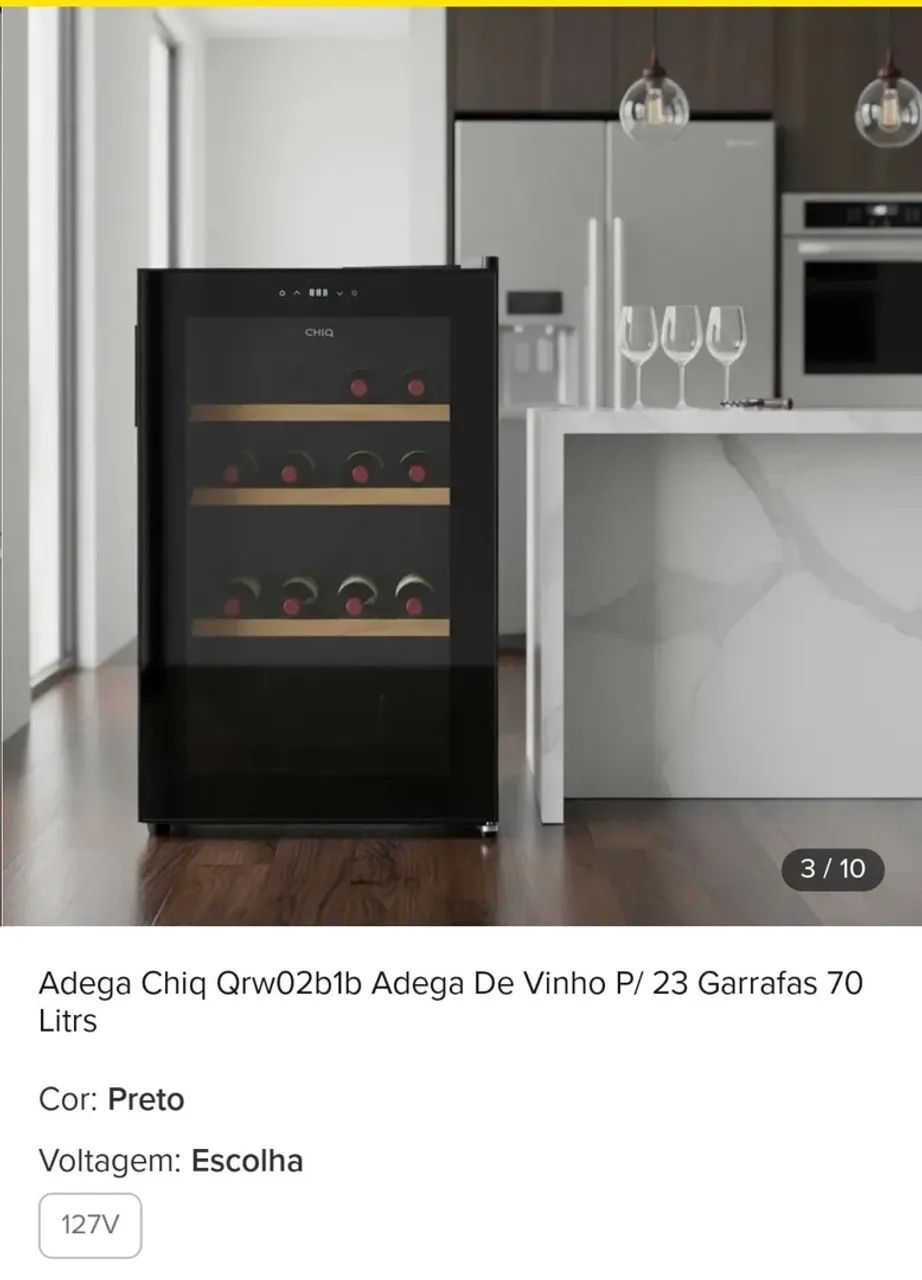 ADEGA CHIC 70 LITROS  - Foto 2