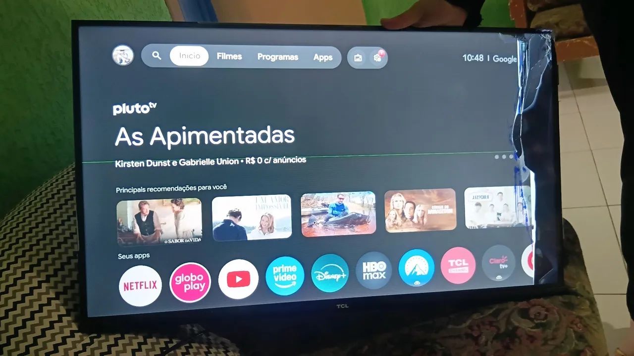 Tv smart.tcl Qled  android  obs:para concerto  - Foto 2