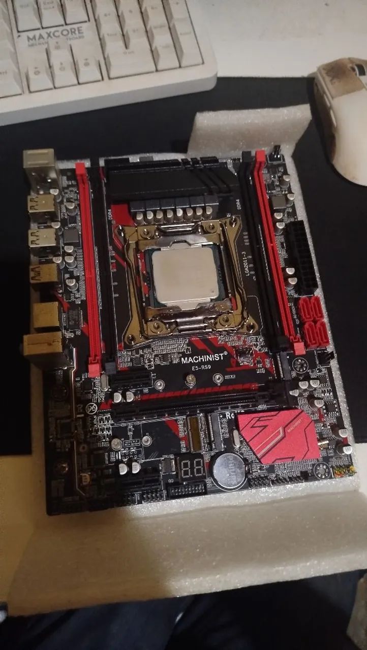 Kit Xeon x99 placa mãe Machinist E5-RS9 + e5 2620v3 (não vai memória ram) - Foto 3