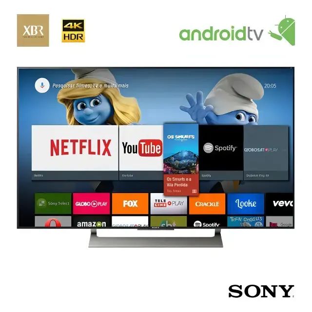 Smart TV 75 Polegadas SONY LED 4K  Wi-Fi, Bluetooth e Android TV perfeito estado como nova