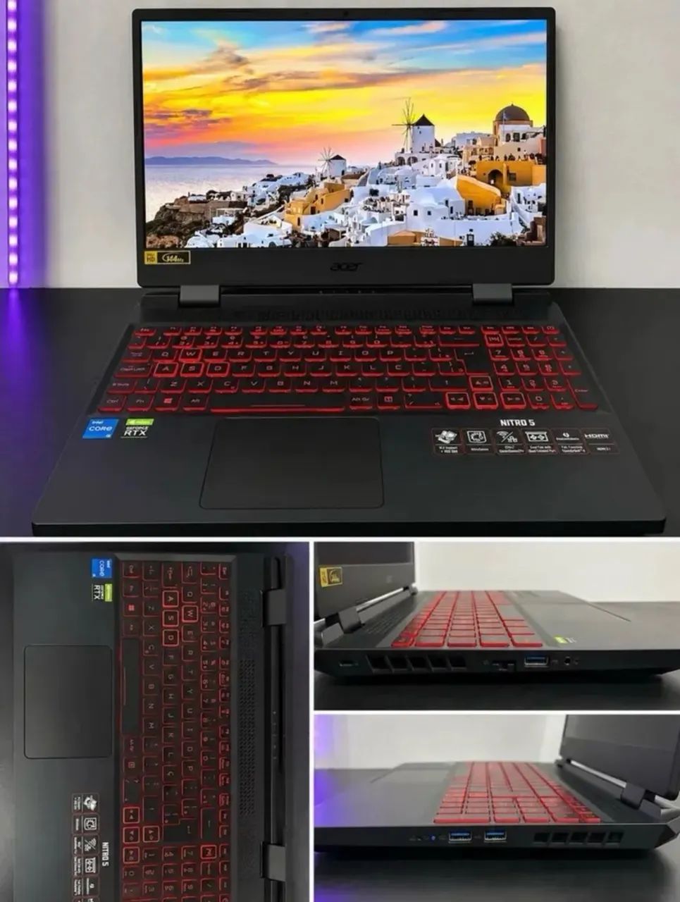 Notebook gamer nitro 5 INTEL CORE 17-10750H - Foto 3