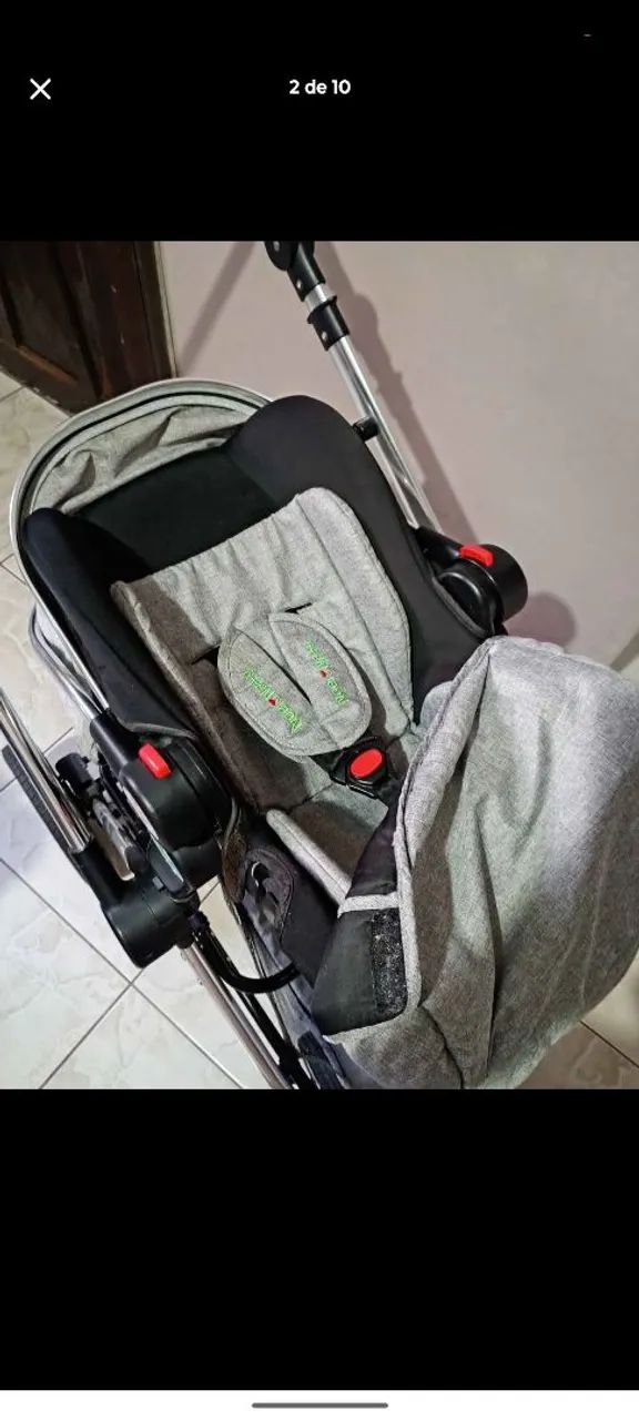 Carrinho de bebê 2 em 1 - Foto 5