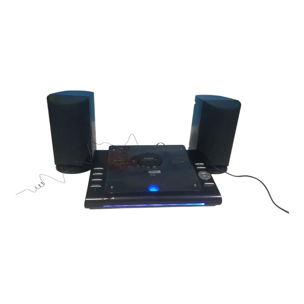 Micro System Coby Radio Funcionando CD Com Erro Nao Funciona. - Foto 3