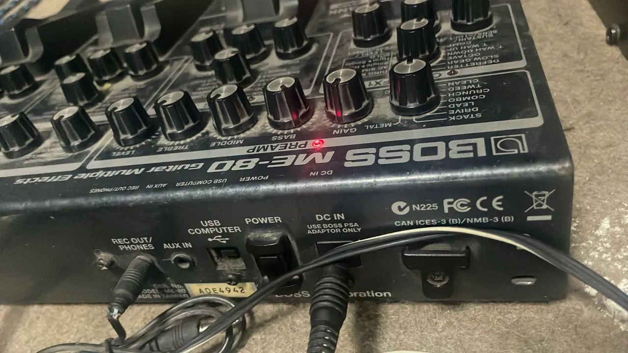 Boss me-80 - Microfones e Gravadores - Jardim Carapina, Serra