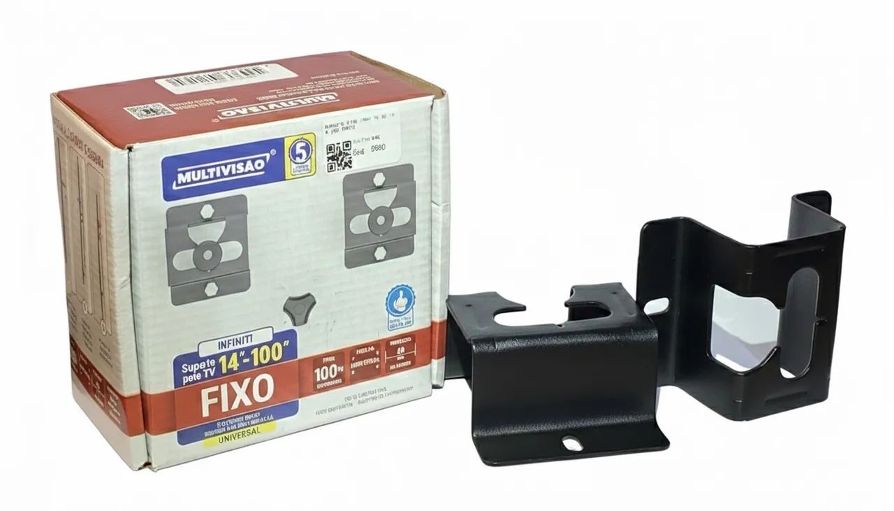Suporte Tv Fixo Universal 14 A 100 Polegadas Multivisão 100kg
