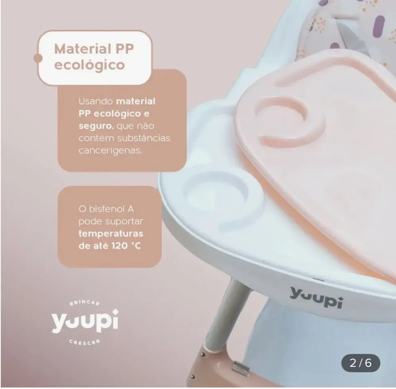 Cadeira de alimentação infantil  - Foto 2