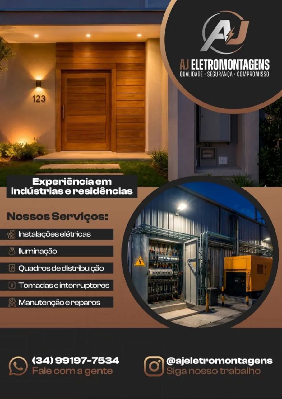 AJ ELETROMONTAGENS | SERVIÇOS ELÉTRICOS  - Foto 2