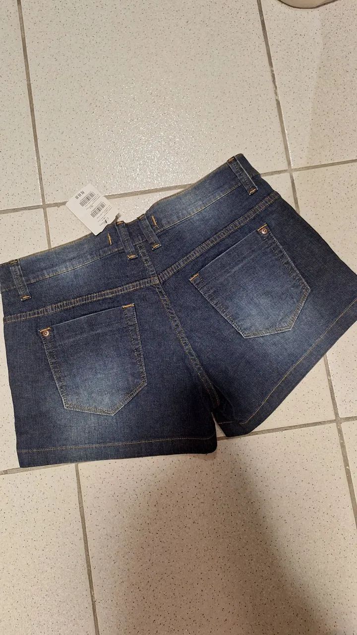 Shorts jeans feminino 42 - Foto 2