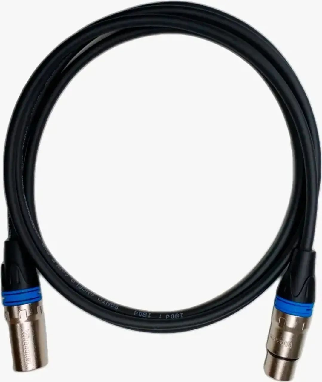 Kit De 5 Cabos Balanceados Para Microfone Santo Angelo - Xlr - Foto 2