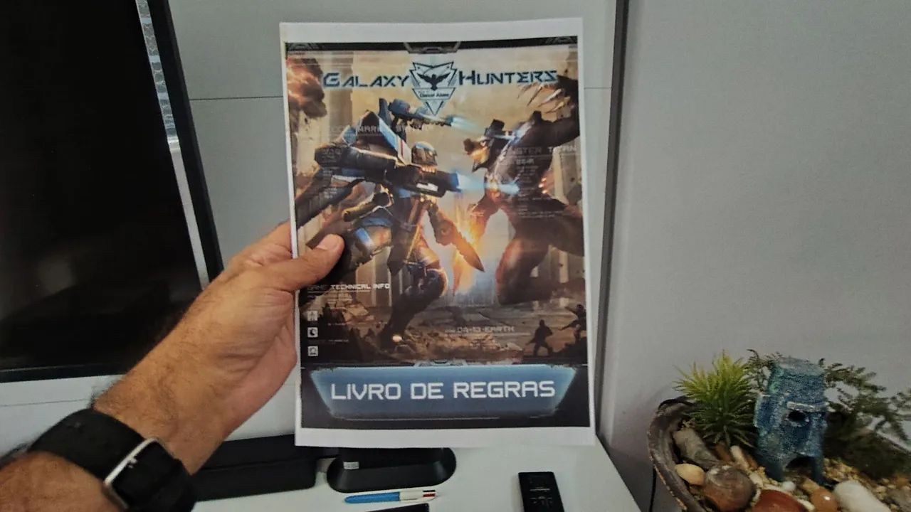 Galaxy Hunters jogo de tabuleiro