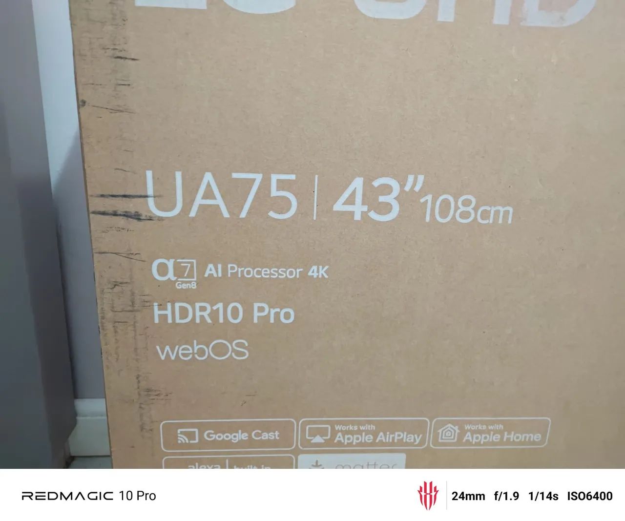 TV LG UA75 43 Polegadas NOVO LACRADO NA CAIXA - Foto 2