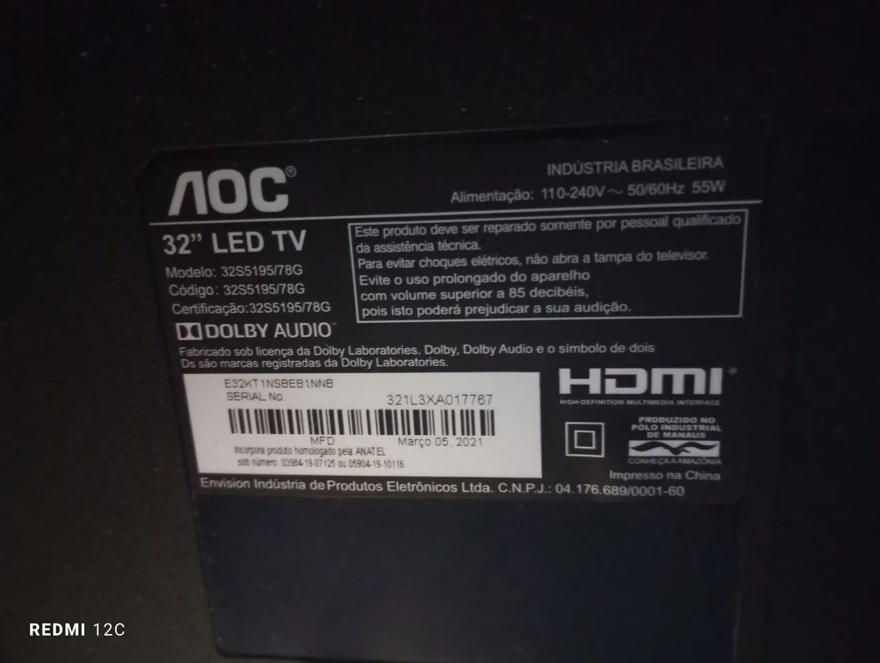 Vendo Tve 32 polegadas Roku - Foto 3