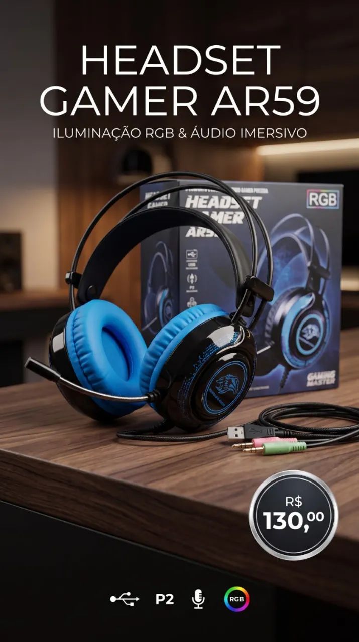 Headset Gamer AR59