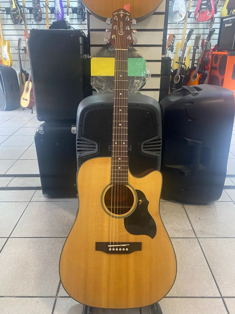 Violão Folk Crafter impecável  - Foto 2