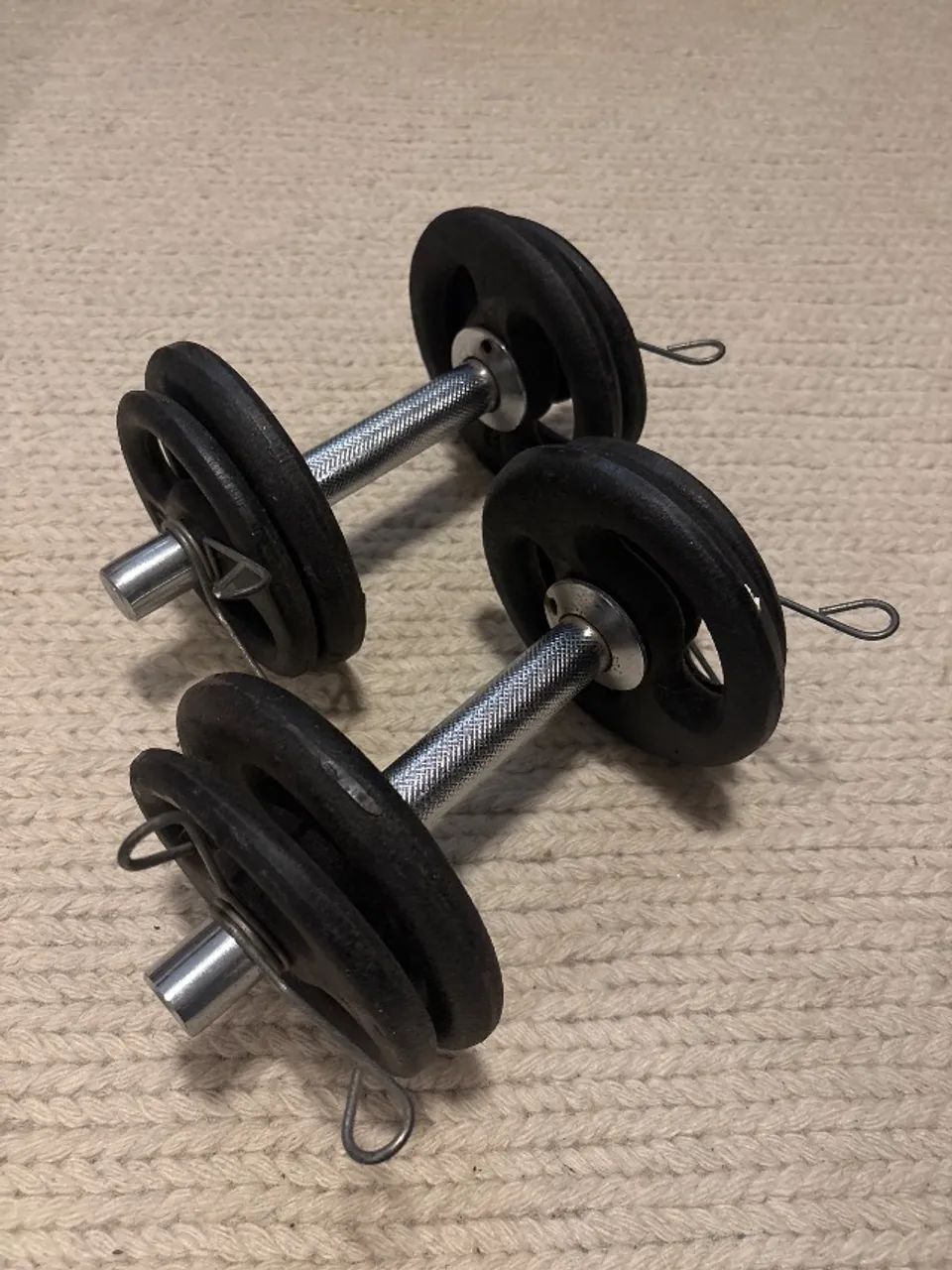 Par de Halteres ajustáveis 6kg cada
