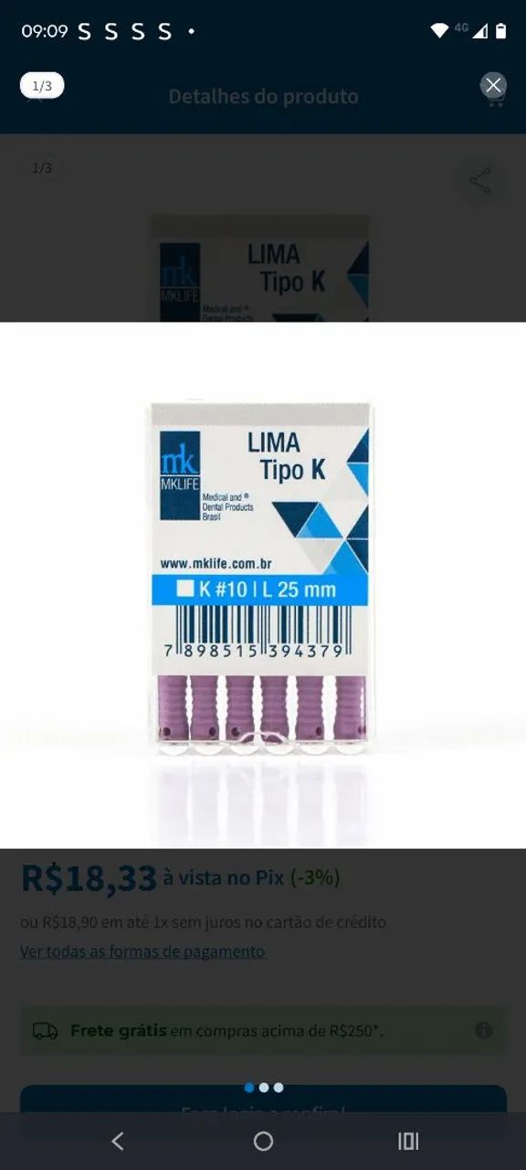 Lista de endodontia 