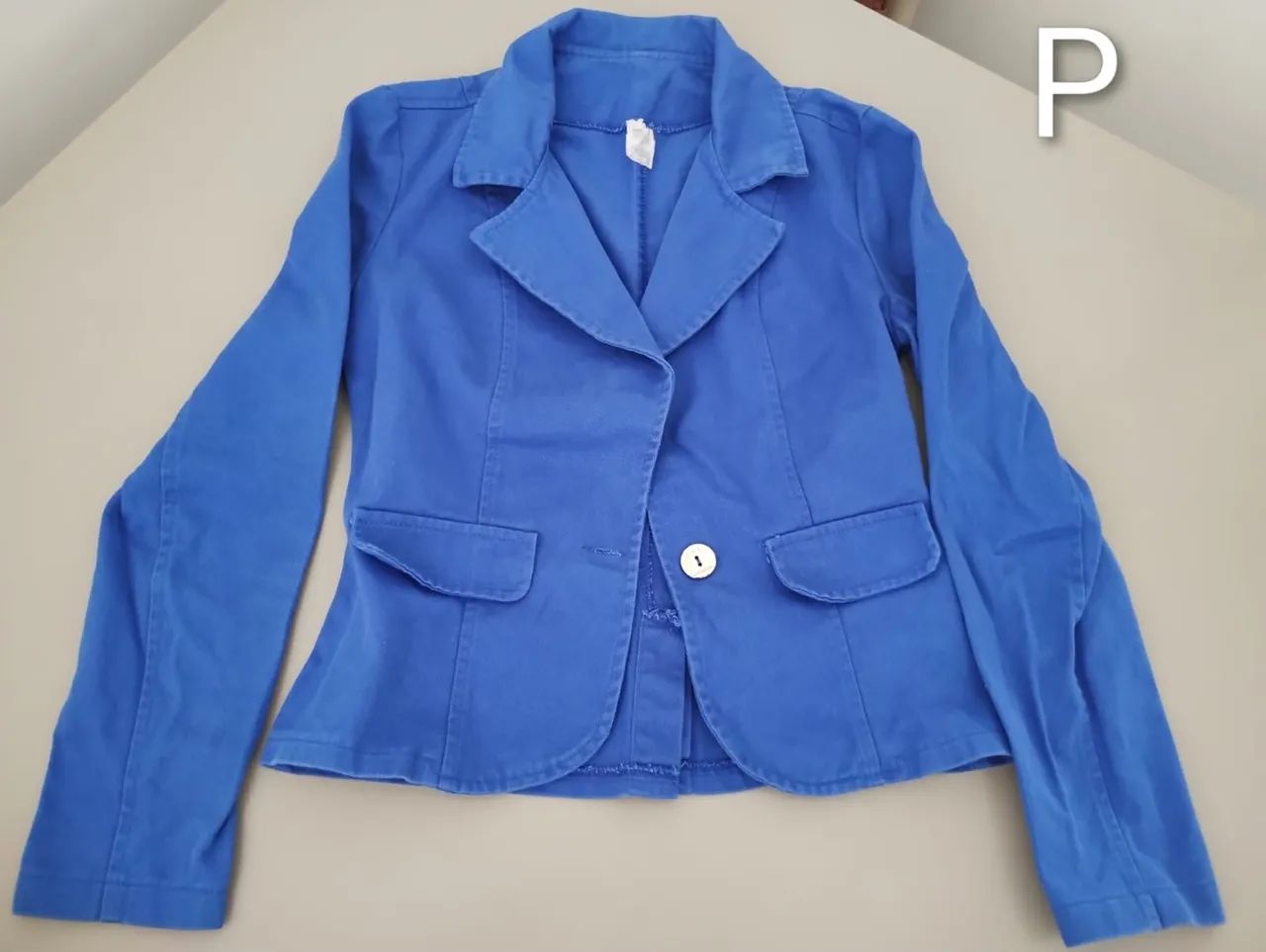 Blazer azul bic