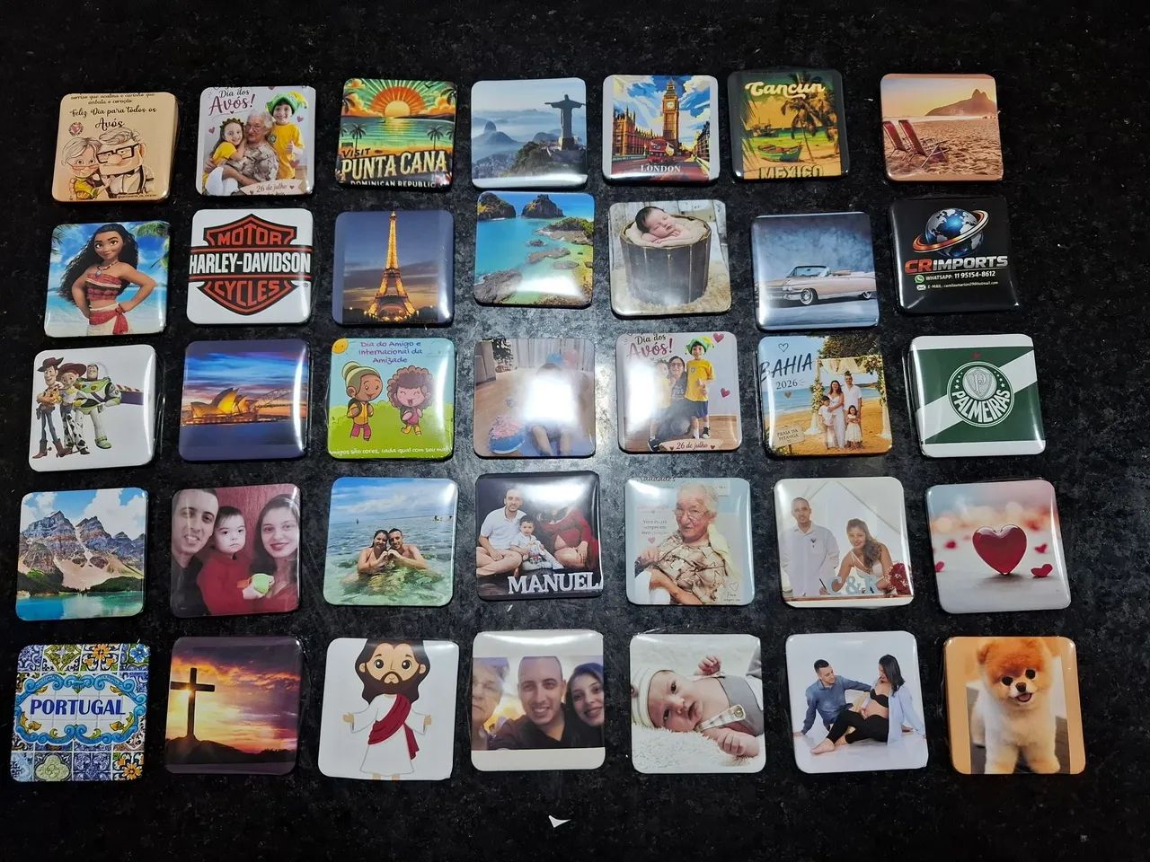 Personalizado com Foto - 6x6 cm | Lembrancinhas e Presentes