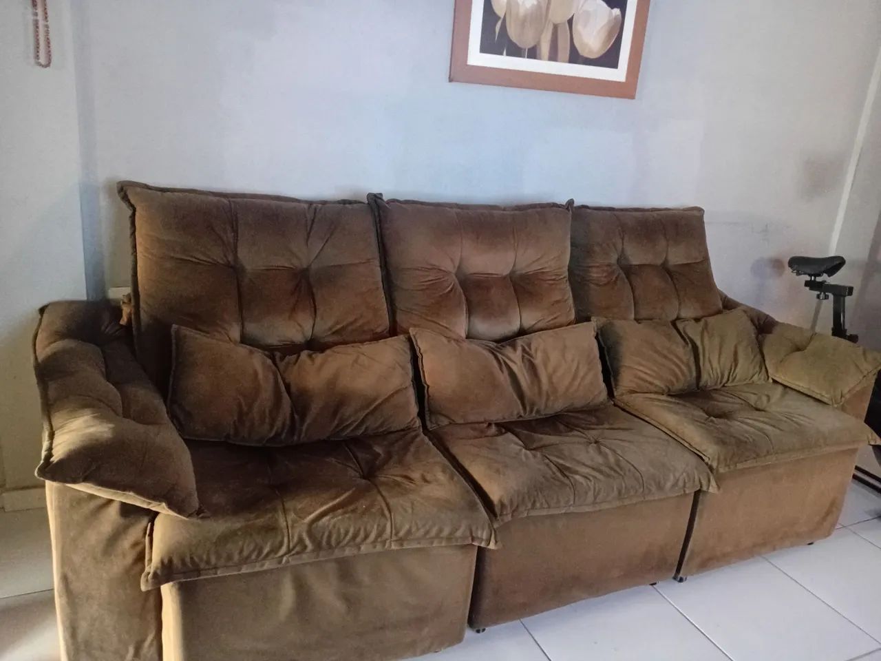 Sofá reclinável e retrátil  - Foto 2