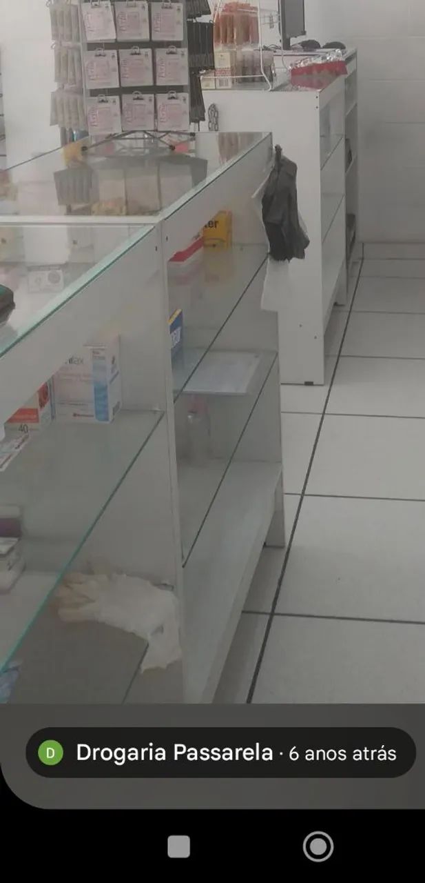 Balcão de vidro 