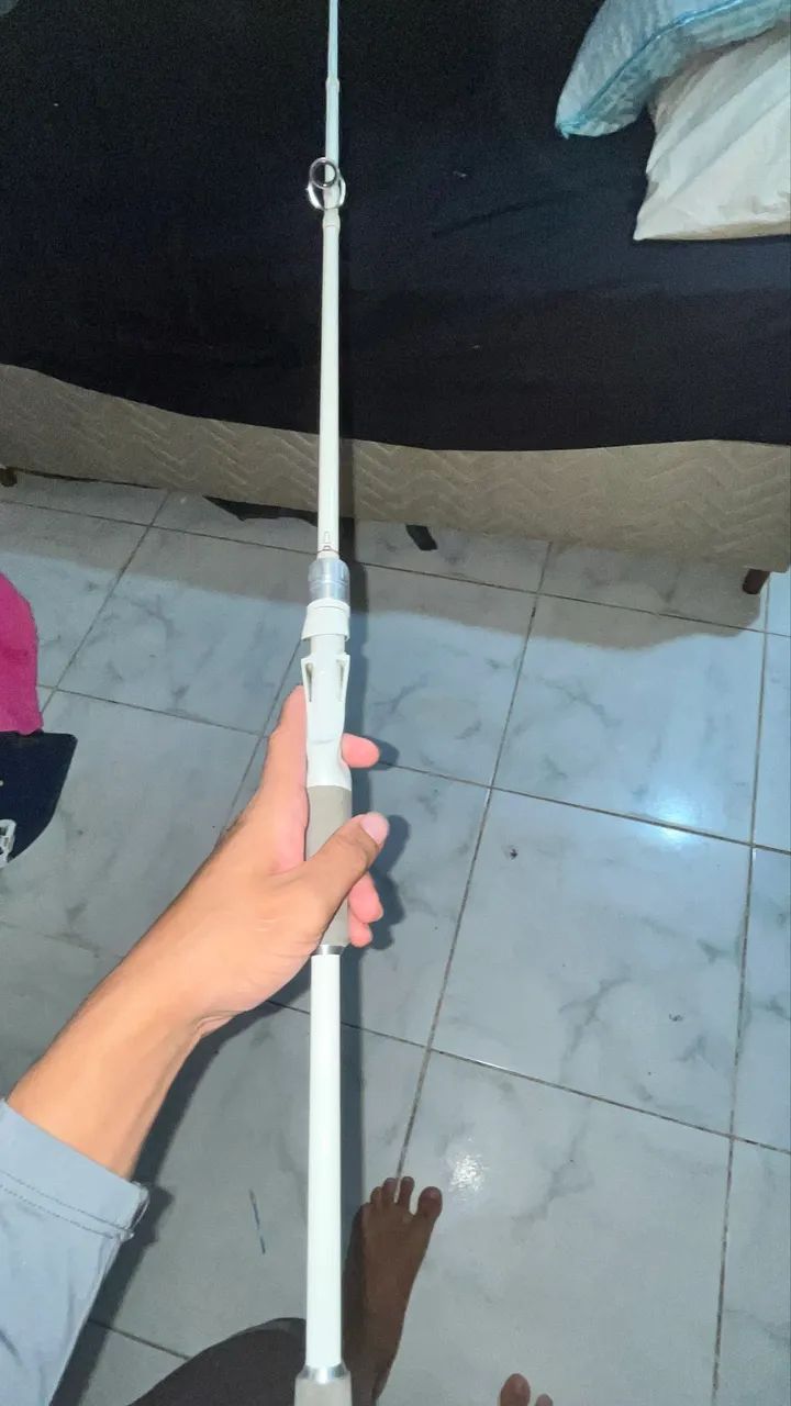 Vara de pesca caretilha ou mulinete