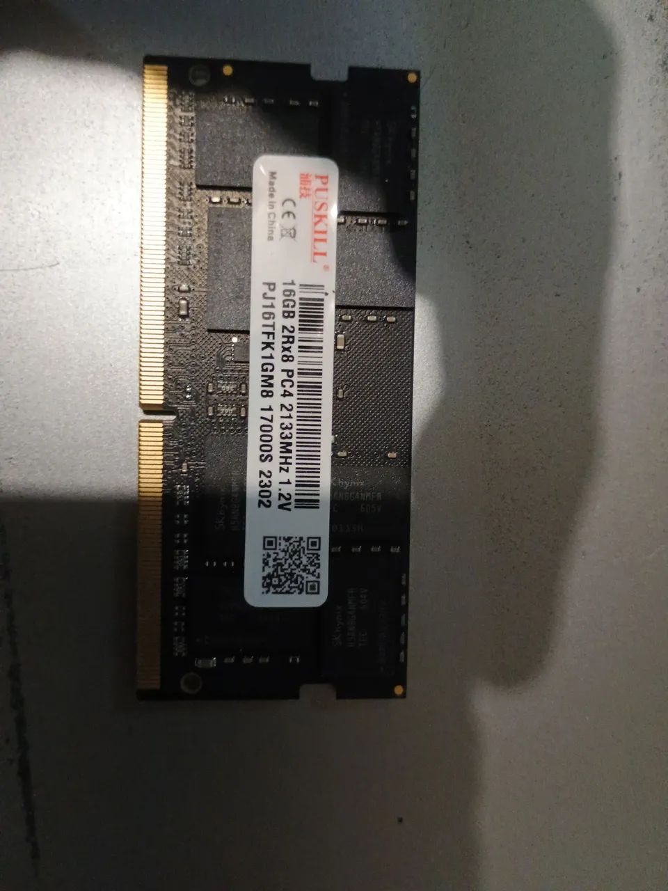 Memória RAM DDR4 para notebook 