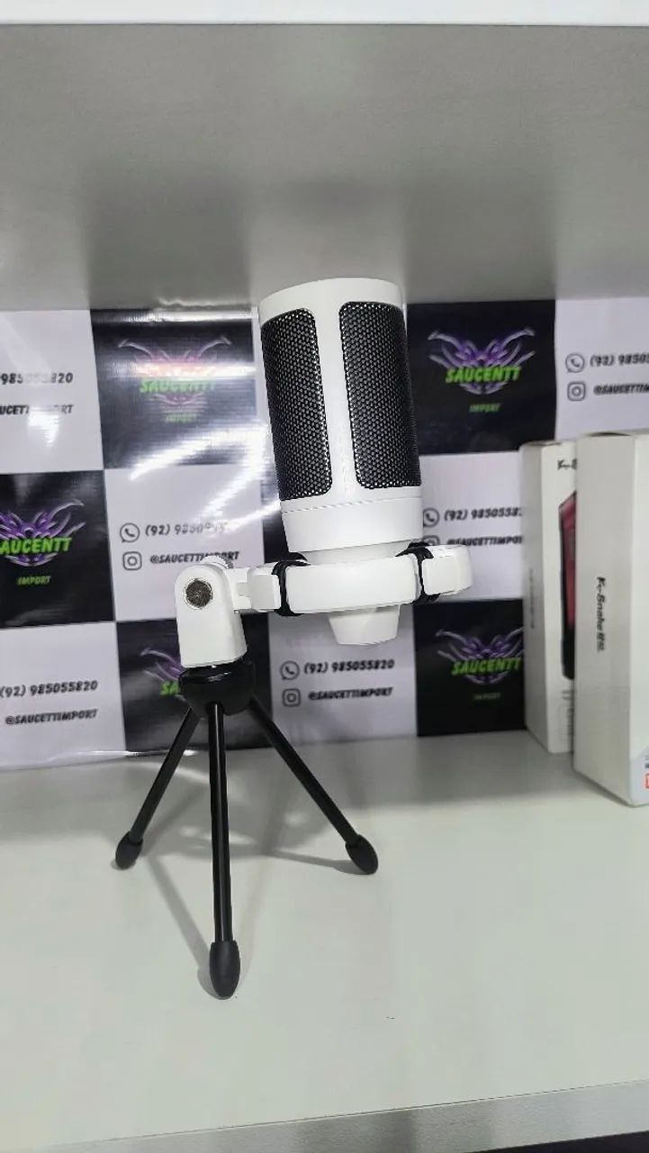 Microfone de Mesa Fifine A6V Ampligame - Foto 3