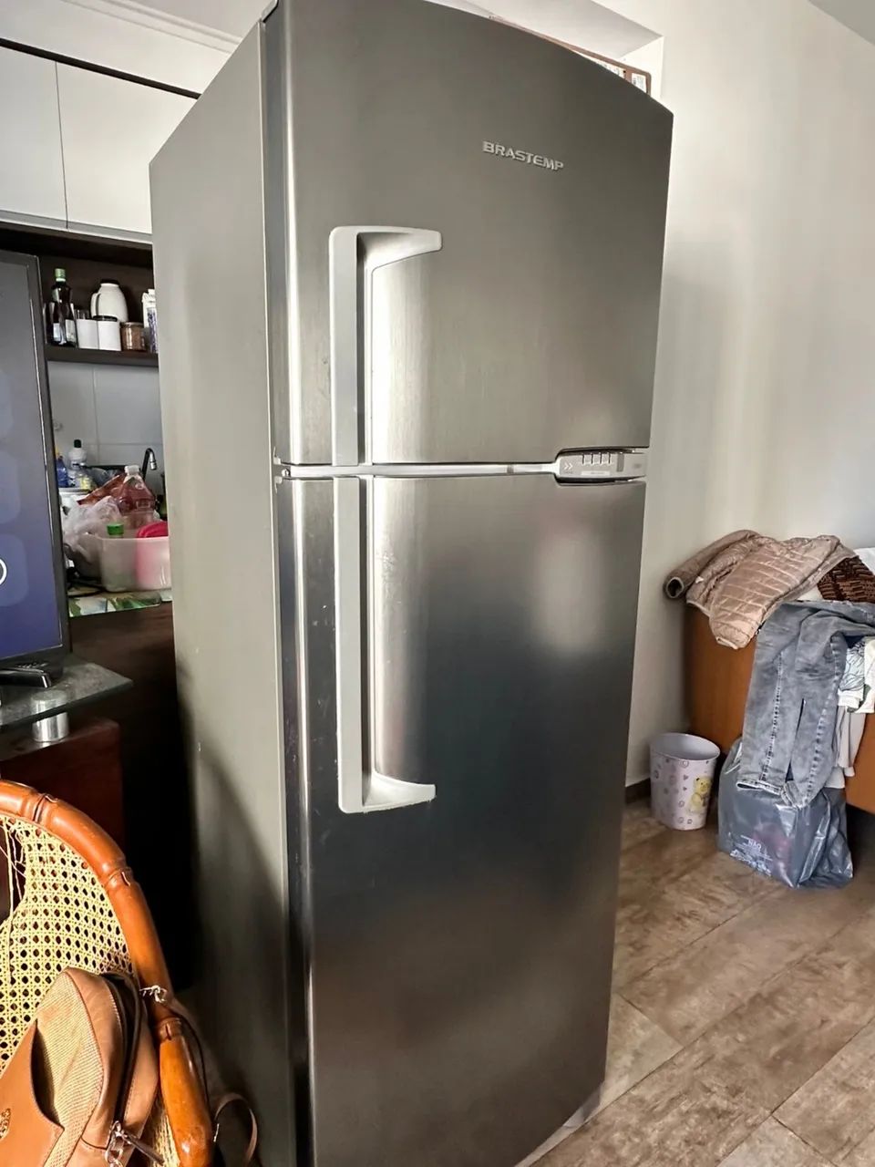 Geladeira inox