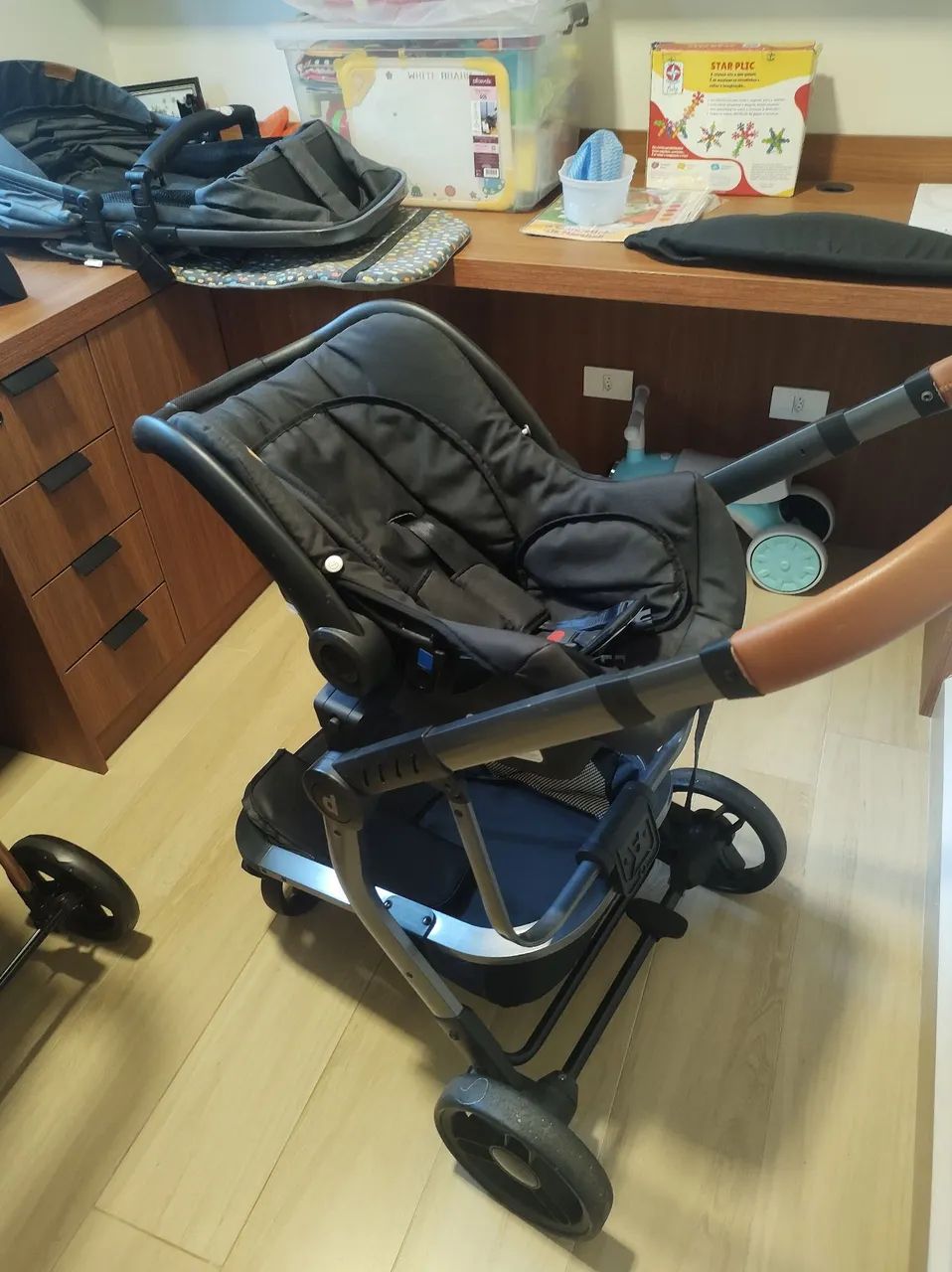 Carrinho de Bebê Dzieco Usado - Foto 4