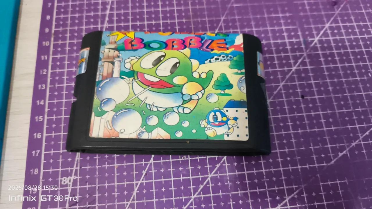 Jogo para mega Drive bobble