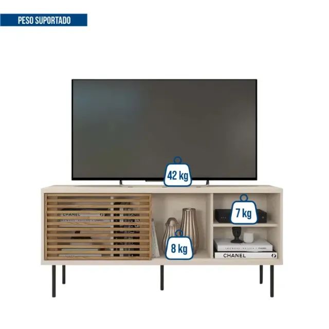 Rack bancada para TV 1,36m NOVA NA CAIXA DESMONTADA