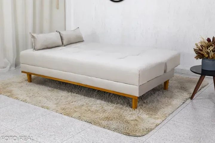 Sofá Cama Madrid 1,80m Molas Bonnel - Produto Novo! Pronta Entrega! - Foto 2