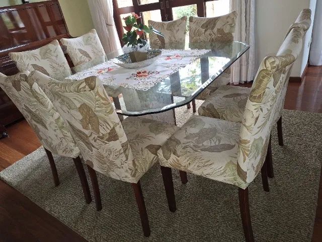 8 cadeiras para mesa de jantar