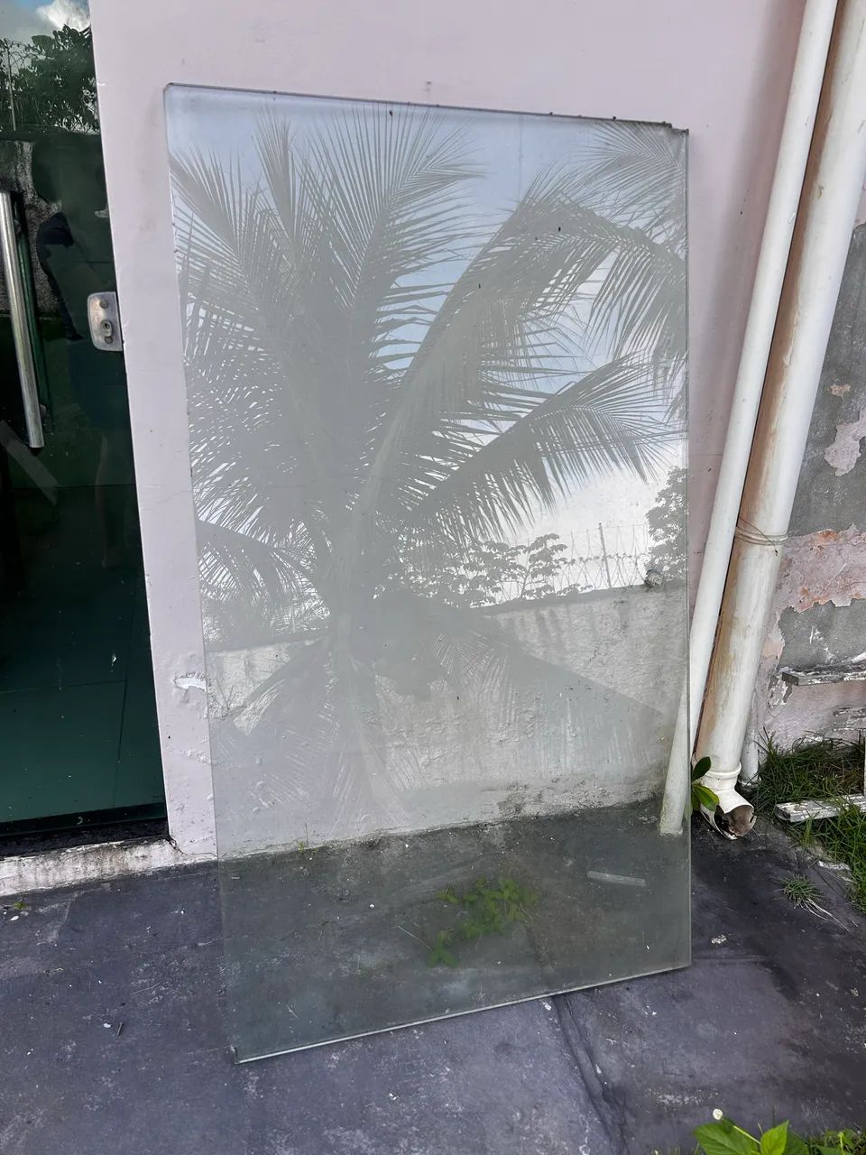 Tampa de mesa de vidro