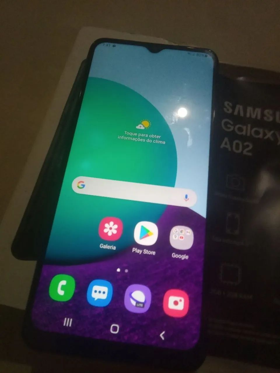 Samsung A02 tudo em ordem com Caixa. - Foto 2