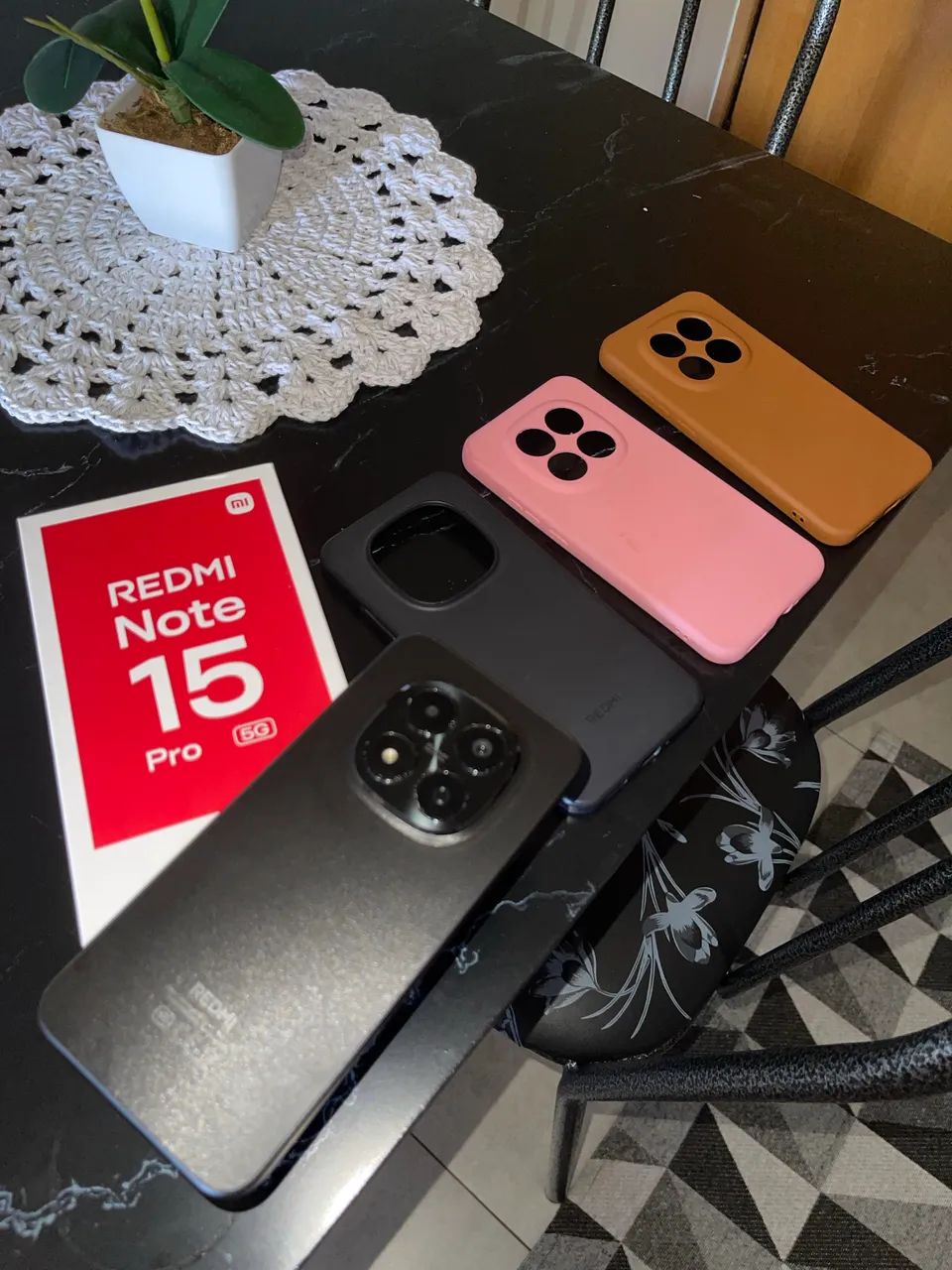VENDO REDMI NOTE 15 PRO 5g 256gb + capinhas 