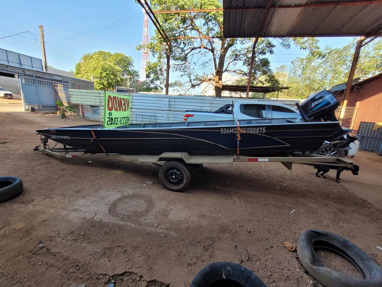 BARCO COMPLETO<br>+ MOTOR + CARRETINHA - Foto 3
