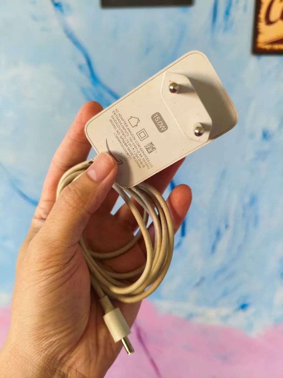 Fonte de Energia Bivolt 15W para Echo Dot Amazon Alexa