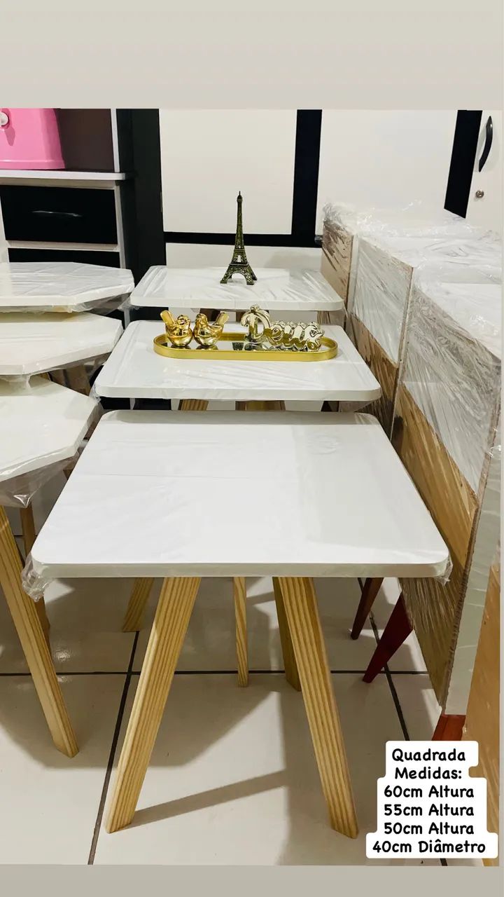 Kit mesinhas em MDF  - Foto 2