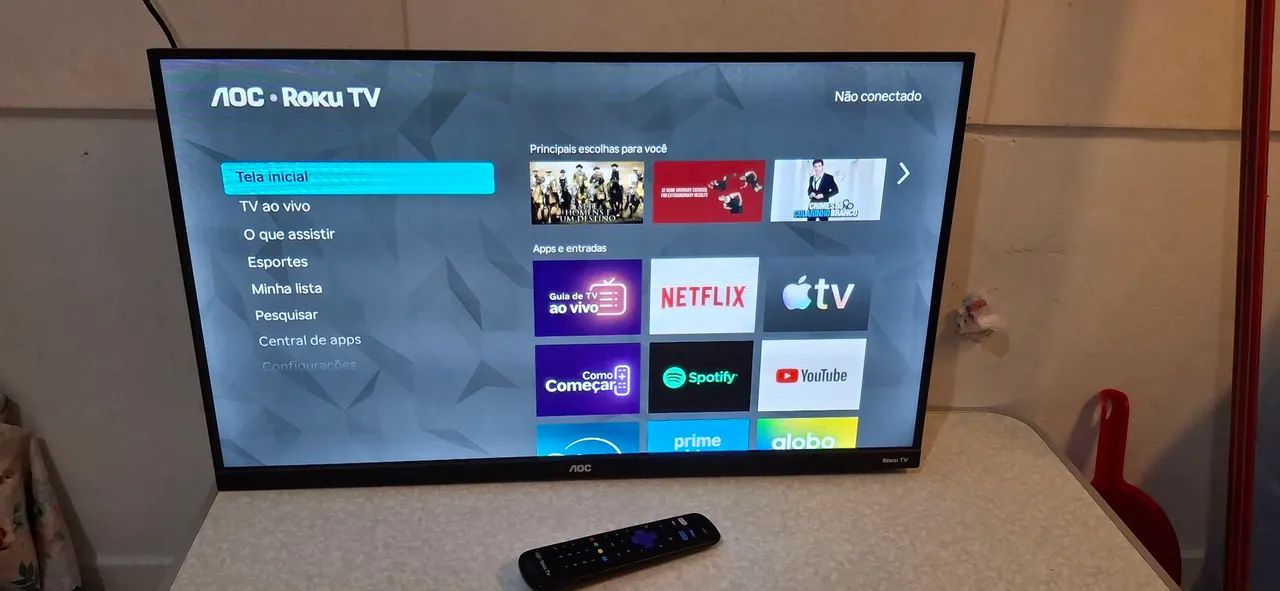AOC- Roku Tv 32 Polegadas  - Foto 5