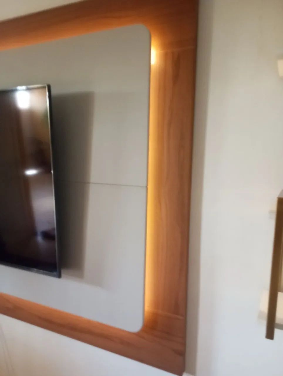 Lindo e exatamente painel  100% MDF com madeira "   novo "  - Foto 5