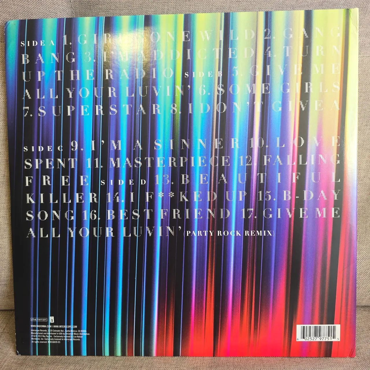 LP Vinil Madonna MDNA Duplo - Foto 2