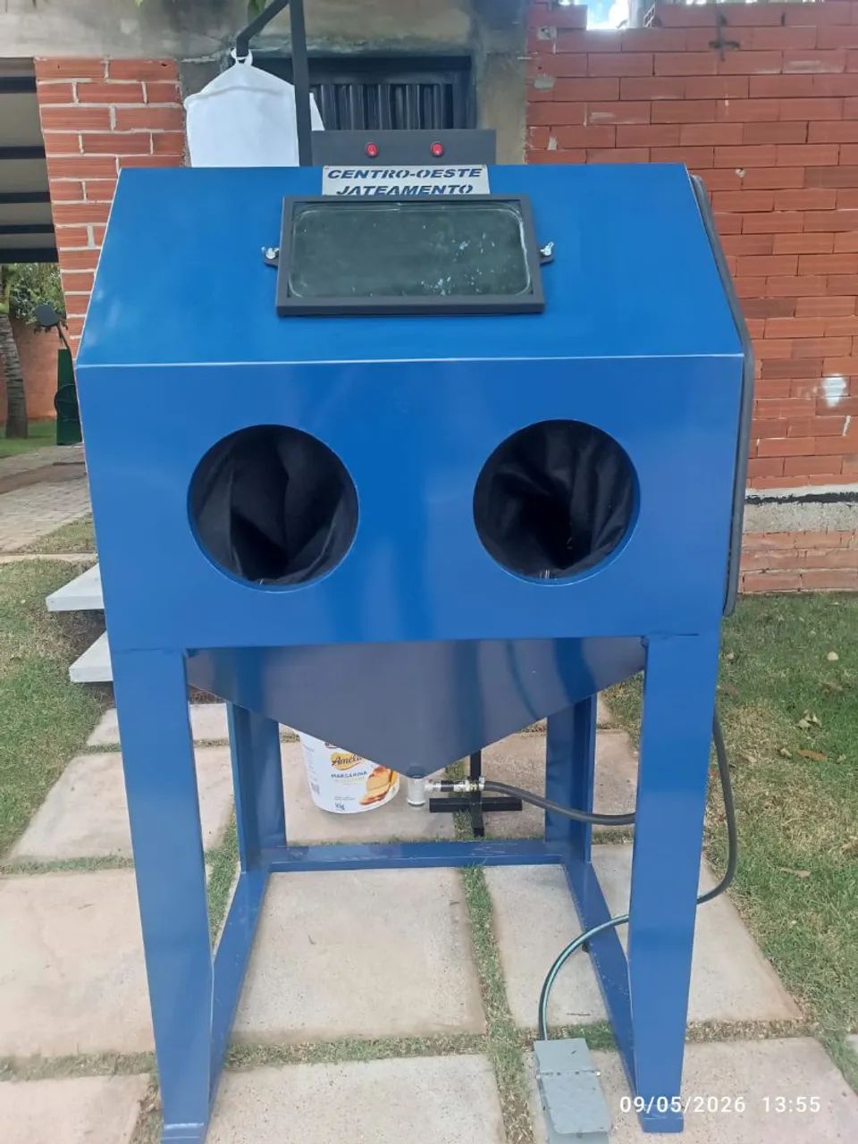 Cabine de jateamento 