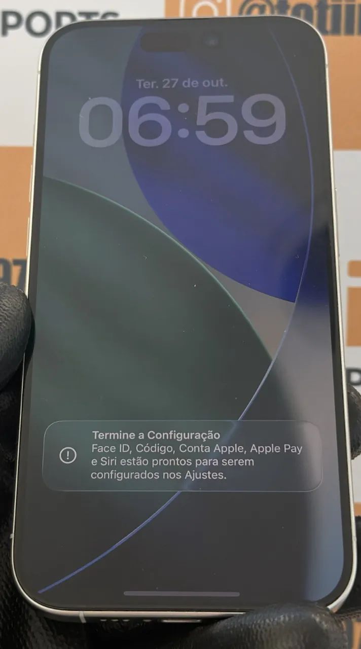 Iphone 15 Pro 128Gb Titanium Branco Seminovo - Foto 2