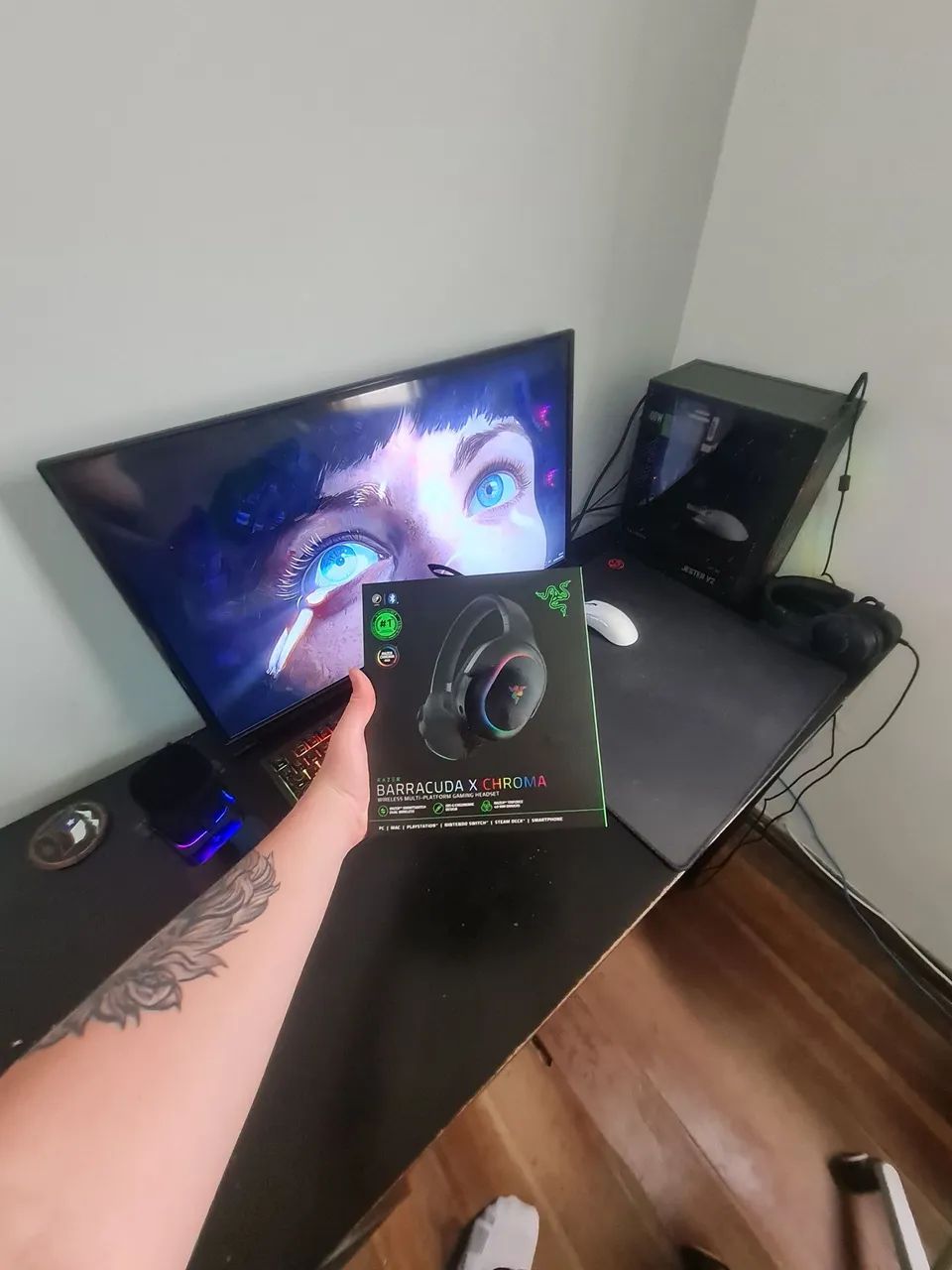 HEADSET RAZER BARRACUDA X CHROMA (nunca usado)