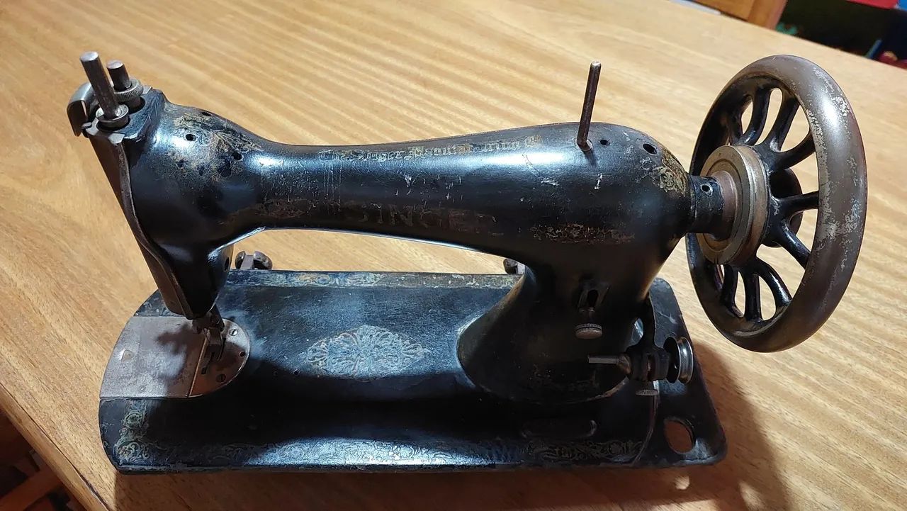Máquina de costura antiguidade singer  - Foto 2