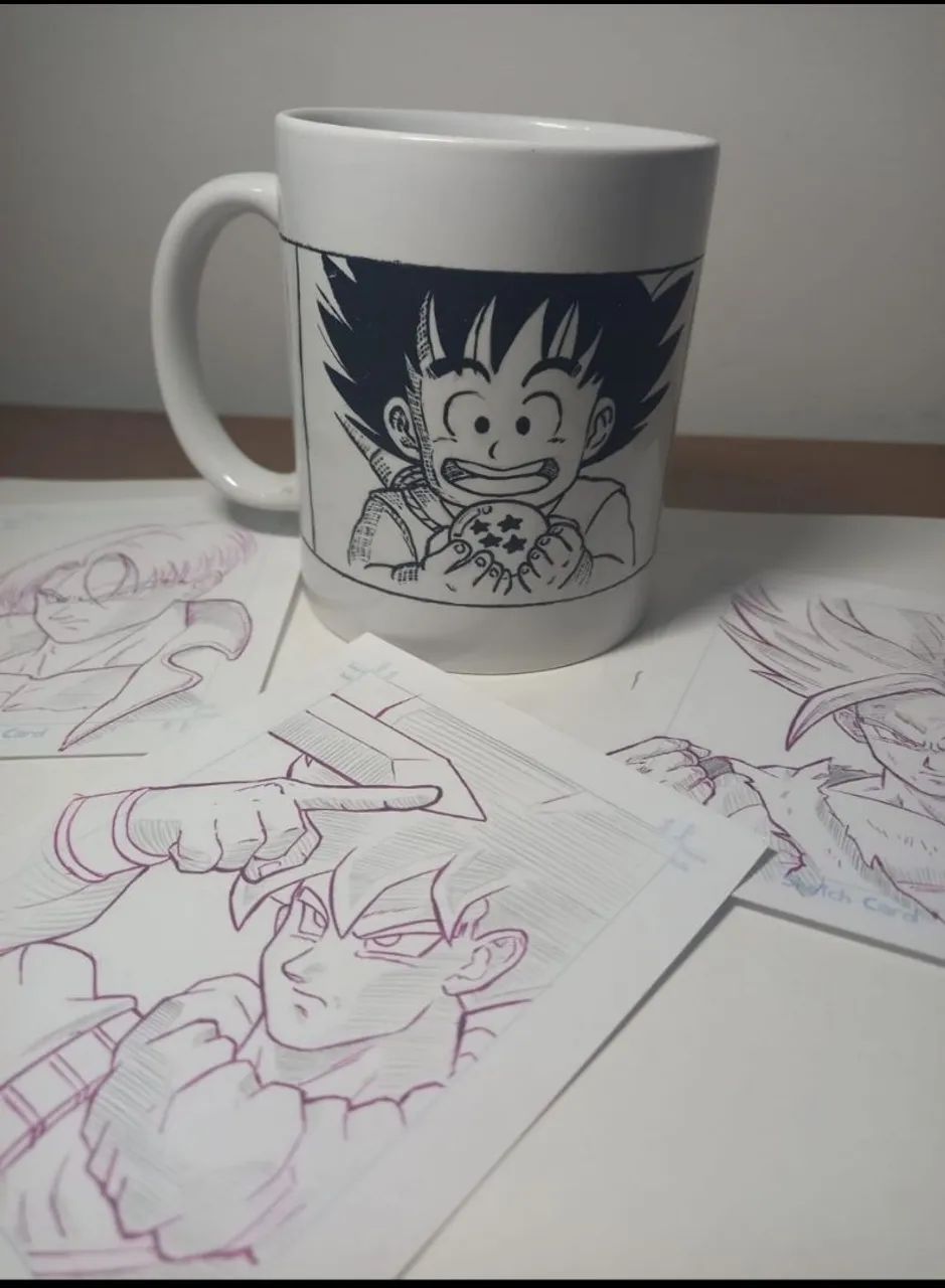 Caneca Artesanal Dragon Ball