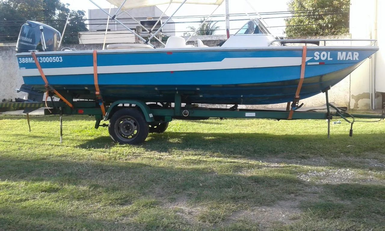 LANCHA PRONTA PARA SERVIÇO OU LAZER. - Foto 2