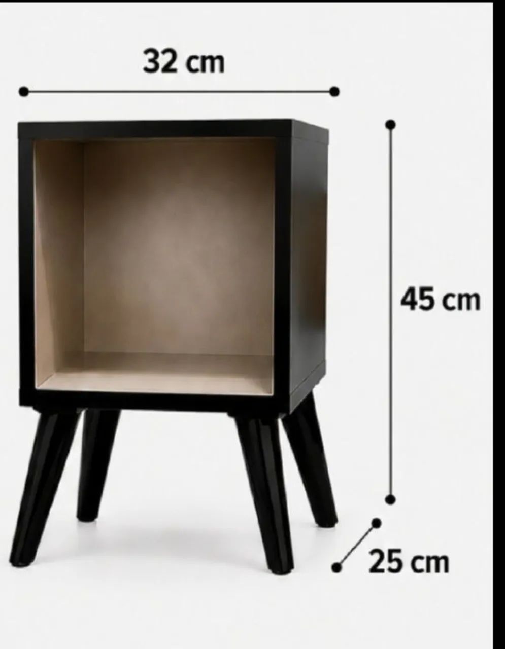 Mesa de cabeceira  99.00  cada / 180.00 Par   - Foto 2